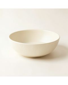 Reed Arc Dining Bowl - Ivory (synthetic illustration; no displayed measurements)