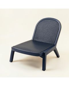Brook Bend Outdoor Lounge Chair - Navy (synthetic illustration; no displayed measurements)