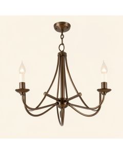 Cedric 4 - Light Unique / Statement Drum Chandelier (synthetic illustration; no displayed measurements)