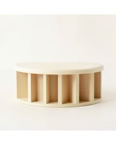 Meadow Edge Shoe Storage Bench - Cream (synthetic illustration; no displayed measurements)
