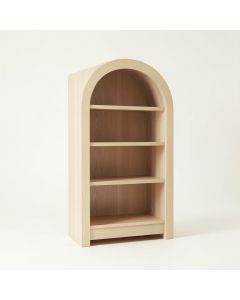 Slate Dale Freestanding Bookcase - Beige (synthetic illustration; no displayed measurements)