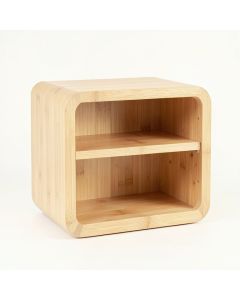 Reed Bend Empty Mug-Storage Cabinet Insert - Beige (synthetic illustration; no displayed measurements)