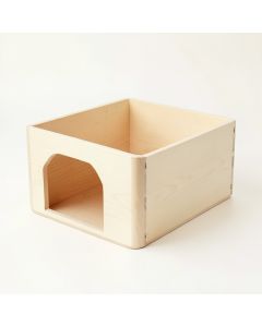 Cove Canyon Empty Furniture-Style Litter Enclosure - Ivory (synthetic illustration; no displayed measurements)