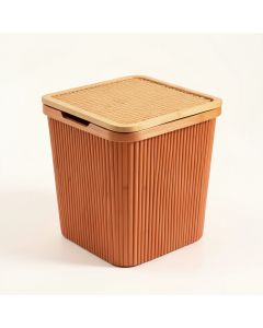Oak Canyon Laundry Hamper - Terracotta (synthetic illustration; no displayed measurements)