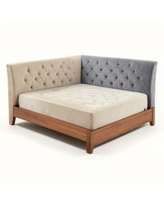 Ide Tufted Upholstered Low Profile Standard Bed (synthetic illustration; no displayed measurements)