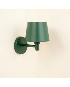 Fern Bridge Wall Sconce Mounted On A Plain Wall - Green (synthetic illustration; no displayed measurements)
