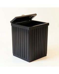 Field Brook Closed Garden Compost Bin - Black (synthetic illustration; no displayed measurements)