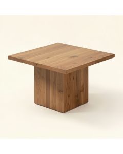 Crowl Solid Wood Block Coffee Table (synthetic illustration; no displayed measurements)