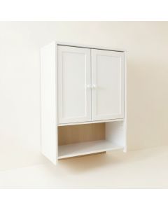 Rowan Branch Wall-Mounted Laundry Cabinet - White (synthetic illustration; no displayed measurements)