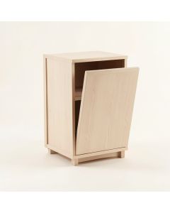 Cove Brook Freestanding Pull-Out Hamper Cabinet - Beige (synthetic illustration; no displayed measurements)