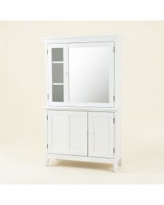 Marnie Over The Door Jewelry Armoire With Mirror (synthetic illustration; no displayed measurements)