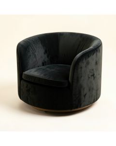 Liebenthal 28 '' Wide Velvet Barrel Chair (synthetic illustration; no displayed measurements)