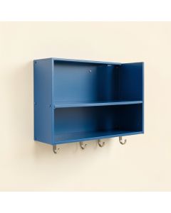 Wren Crossing Wall-Mounted Entryway Organizer Shelf - Blue (synthetic illustration; no displayed measurements)