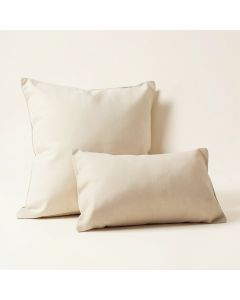 Beachy Foliage Indoor/Outdoor , Removable Cover Pillow , Large & 1 Lumbar Pillow (synthetic illustration; no displayed measurements)