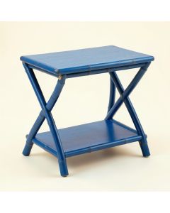 Pine Arc Side Table - Blue (synthetic illustration; no displayed measurements)