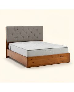 Schaffner Tufted Upholstered Platform Bed (synthetic illustration; no displayed measurements)