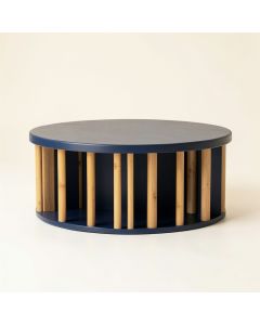 Meadow Bridge Shoe Storage Bench - Navy (synthetic illustration; no displayed measurements)
