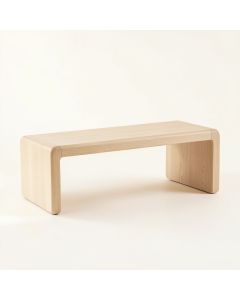 Lake Bend Indoor Bench - Beige (synthetic illustration; no displayed measurements)