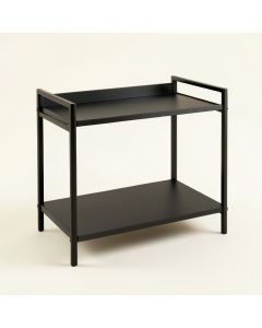 Alder Branch Empty Countertop Canister Rack - Black (synthetic illustration; no displayed measurements)