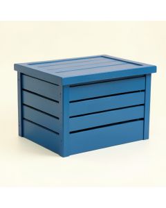 Sage Canyon Closed Outdoor Storage Box - Blue (synthetic illustration; no displayed measurements)