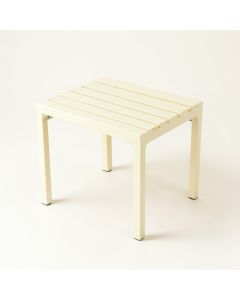 Shore Crest Compact Balcony Table - Ivory (synthetic illustration; no displayed measurements)