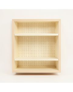 Ridge Bend Empty Wall-Mounted Tool Organizer Panel - Cream (synthetic illustration; no displayed measurements)