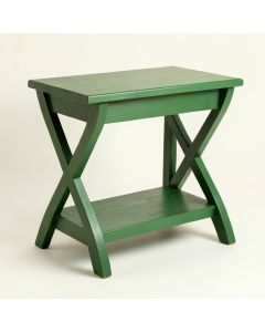 Flint Edge Side Table - Green (synthetic illustration; no displayed measurements)
