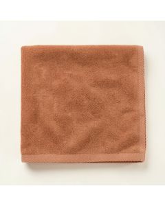 Vale Crossing Bath Towel - Terracotta (synthetic illustration; no displayed measurements)