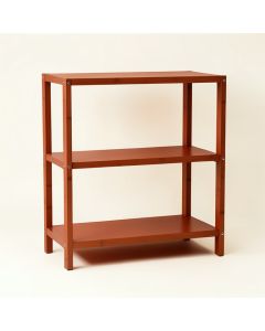 Cedar Branch Empty Seed-Starting Shelving Unit Without Lights - Terracotta (synthetic illustration; no displayed measurements)