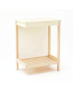Reed Bluff Freestanding Laundry Folding Counter - Cream (synthetic illustration; no displayed measurements)