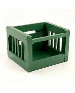 Stone Edge Empty Furniture-Style Pet Crate - Green (synthetic illustration; no displayed measurements)
