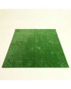 Ash Bend Rectangular Area Rug - Green (synthetic illustration; no displayed measurements)