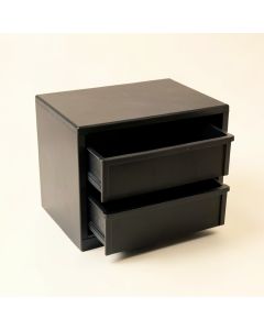 Olive Canyon Small-Parts Storage Drawer Cabinet - Black (synthetic illustration; no displayed measurements)