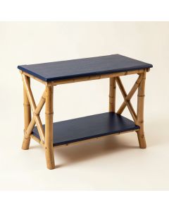 Birch Bridge Side Table - Navy (synthetic illustration; no displayed measurements)