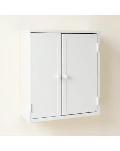 Ash Arc Wall-Mounted Laundry Cabinet (synthetic illustration; no displayed measurements)