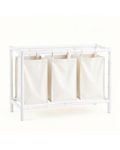 Flint Arc Laundry Sorting Station With Plain Removable Bags (synthetic illustration; no displayed measurements)