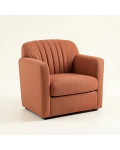Holly Crossing Upholstered Armchair - Terracotta (synthetic illustration; no displayed measurements)