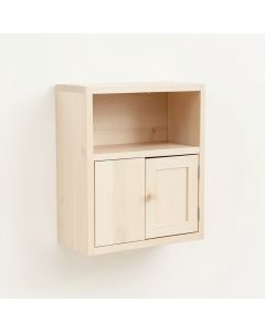 Fern Bridge Wall-Mounted Entry Cabinet - Ivory (synthetic illustration; no displayed measurements)