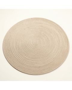 Rowan Canyon Round Area Rug - Beige (synthetic illustration; no displayed measurements)