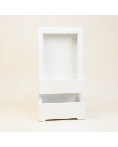 Moss Bluff Empty Vertical Garden Frame - White (synthetic illustration; no displayed measurements)
