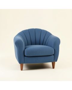 Cove Bend Upholstered Armchair - Blue (synthetic illustration; no displayed measurements)