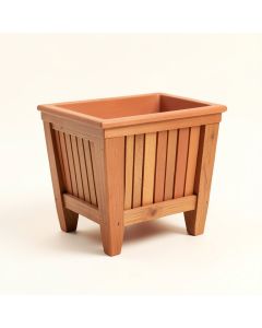 Pine Crest Empty Raised Planter - Terracotta (synthetic illustration; no displayed measurements)