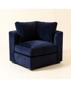 Ridge Dale Upholstered Armchair - Navy (synthetic illustration; no displayed measurements)