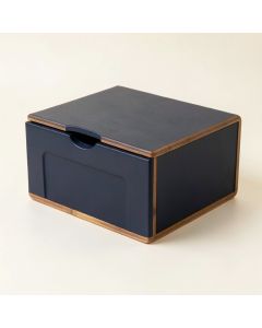 Ash Crest Under-Desk Drawer Unit - Navy (synthetic illustration; no displayed measurements)