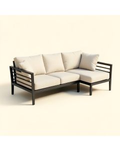 Catalina Outdoor Right Arm Sectional Piece With Cushions (synthetic illustration; no displayed measurements)