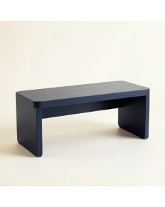 Dune Crest Indoor Bench - Navy (synthetic illustration; no displayed measurements)