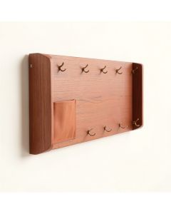 Bay Branch Wall-Mounted Entryway Organizer Shelf - Terracotta (synthetic illustration; no displayed measurements)