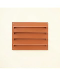 Field Dale Empty Wall-Mounted Tool Organizer Panel - Terracotta (synthetic illustration; no displayed measurements)