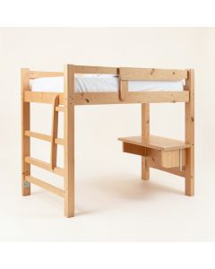 Nickelsville Twin Loft Bed With Desk (synthetic illustration; no displayed measurements)