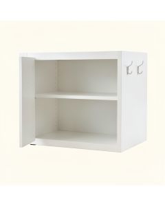 Slate Branch Empty Mug-Storage Cabinet Insert - White (synthetic illustration; no displayed measurements)